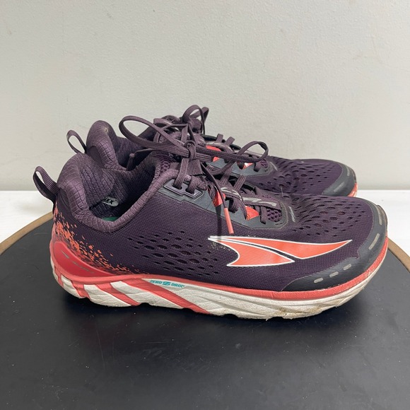 Altra FootShape Running Shoes Women 9 Purple Red Zero Drop Road Trail Sneakers - Picture 1 of 13